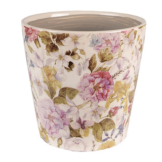 Vaso in Ceramica con Peonie 14x13 cm
