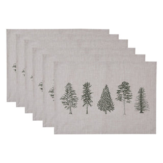 Set 6 tovagliette pino 50x35 cm