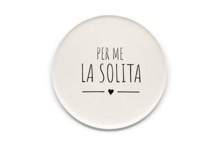 Piatto Pizza con Scritta