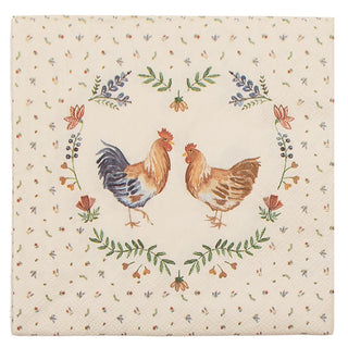 car73-tovaglioli-carta-set-di-20-33x33-cm-20-beige-blu-carta-pollo-e-gallo-tovaglioli-di-carta