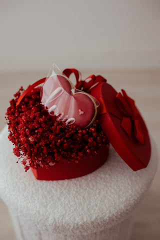 Cuore di Gipsofila Rossa - San Valentino