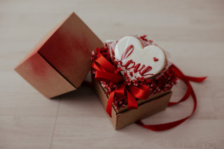 Scrigno di Gipsofila Rossa - San Valentino