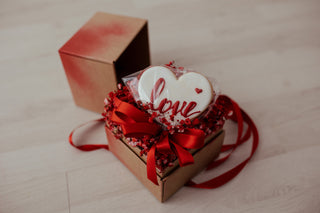 Scrigno di Gipsofila Rossa - San Valentino
