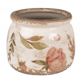 1 6ce1625s-fioriera-o-12x10-cm-beige-rosa-ceramica-fiori-fioriera-per-interni
