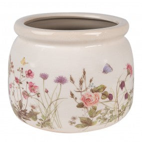 1 6ce1630l-fioriera-o-20x15-cm-beige-rosa-ceramica-fiori-fioriera-per-interni