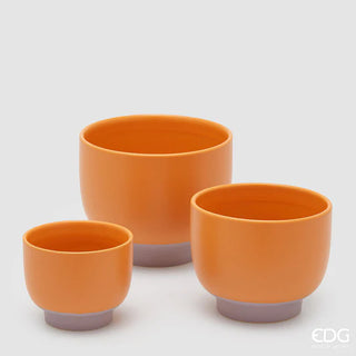 Set 3 Vasi in Ceramica Bicolor
