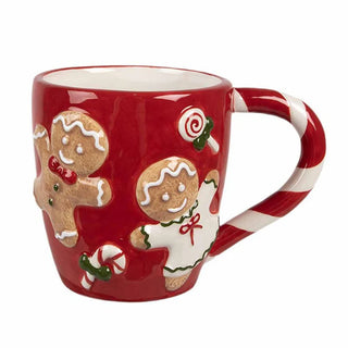 Tazza natalizia omini di marzapane