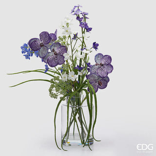 Composizione Orchidea Artificiale con Vaso h 58,5cm
