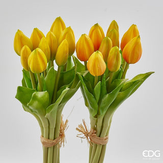 Mazzetto 9 Tulipani in boccioli Gialli