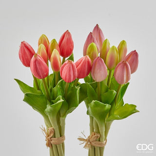 Mazzetto 9 Tulipani in boccioli Rosa