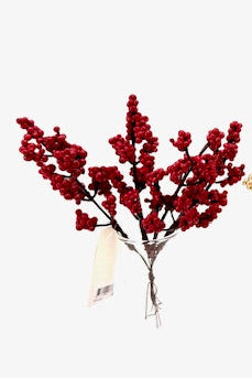 Mini Ramoscello Bacche Rosse