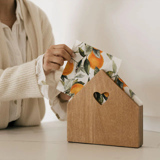 Portatovaglioli Casetta Cuoricino