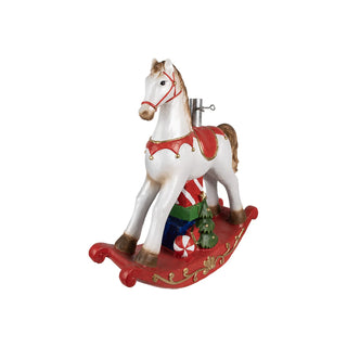 Supporto per Albero Cavalluccio a Dondolo Rosso