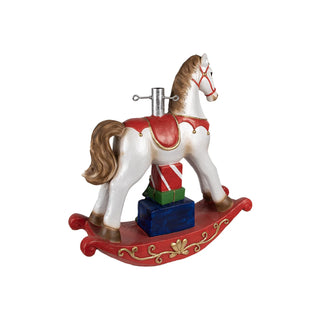 Supporto per Albero Cavalluccio a Dondolo Rosso