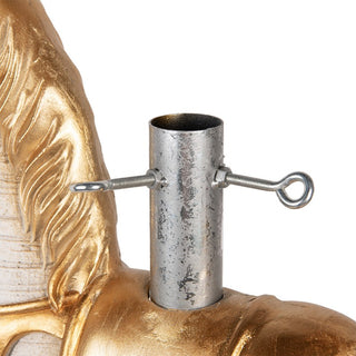 Supporto per Albero Cavalluccio a Dondolo Oro Grande