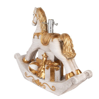 Supporto per Albero Cavalluccio a Dondolo Oro Grande
