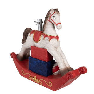 Supporto per Albero Cavalluccio a Dondolo Rosso Grande