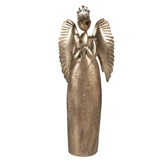 Decorazione Natalizia Angelo Oro 144 cm