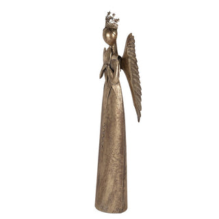 Decorazione Natalizia Angelo Oro 144 cm