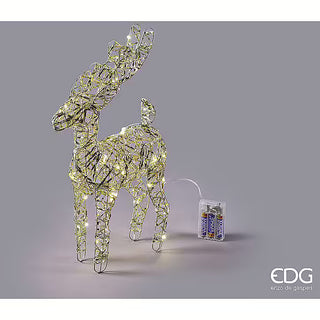 Decorazione Renna Luminosa 37 cm