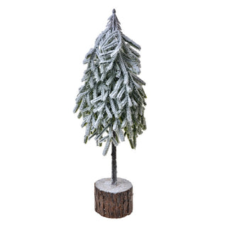 Alberelli decorativi innevati