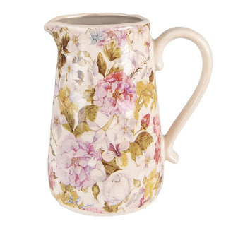 Brocca in Ceramica con Peonie Grande