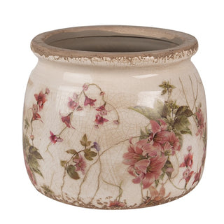 Vaso in Ceramica con Campanule 20x15 cm