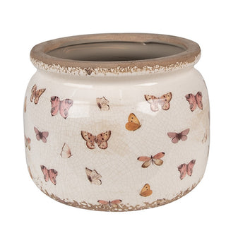 Vaso in Ceramica con Farfalle 12x10 cm