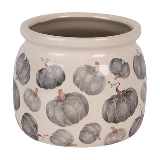 Vaso in Ceramica con Zucche 12x10 cm