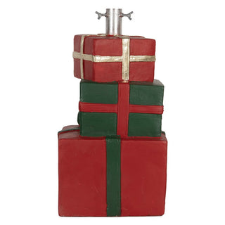 Supporto per Albero Pacchi Regalo Rosso e Verde