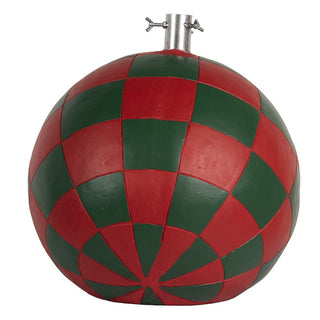 Supporto per Albero Pallina Natalizia Verde e Rossa