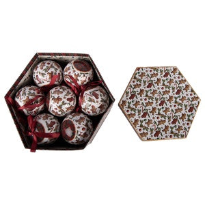 Set 14 Palline Natalizie con Omiono di Marzapane