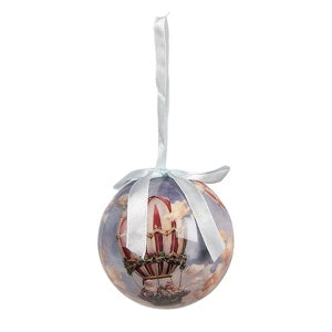 Set 14 Palline Natalizie con Mongolfiera