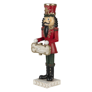 Coppia di Decorazioni Natalizie Schiaccianoci 35 cm