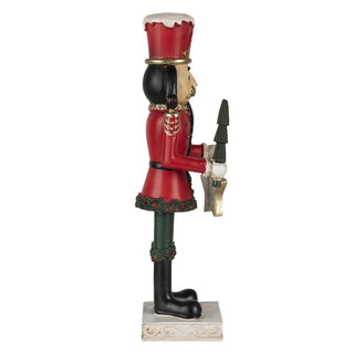 Coppia di Decorazioni Natalizie Schiaccianoci 35 cm