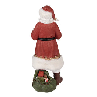 Decorazione Babbo Natale con Lanterna LED 45 cm