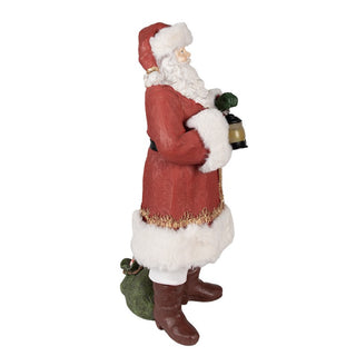 Decorazione Babbo Natale con Lanterna LED 45 cm
