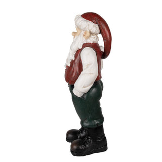 Decorazione Babbo Natale con Gilet e Pantaloni 51 cm