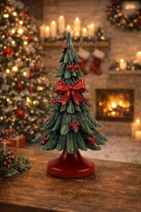 Decorazione Natalizia Abete con Fiocco