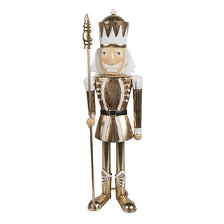 Decorazione Schiaccianoci Oro in Ferro 36 cm