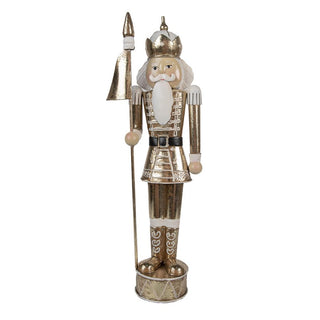 Decorazione Schiaccianoci Oro in Ferro 40 cm