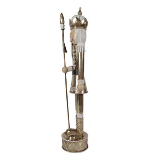 Decorazione Schiaccianoci Oro in Ferro 40 cm