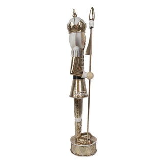 Decorazione Schiaccianoci Oro in Ferro 40 cm