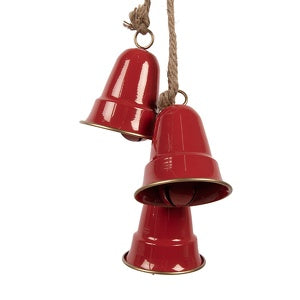 Decorazione Natalizia con Campanelline Rosse