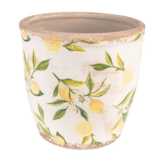 Vaso in Ceramica con Limoni 17x16 cm