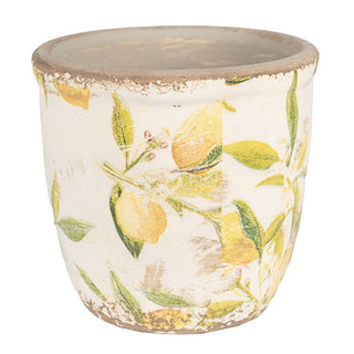 Vaso in Ceramica con Limoni 14x13 cm