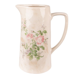 Brocca in Ceramica Rose Vintage 21x15x25 cm