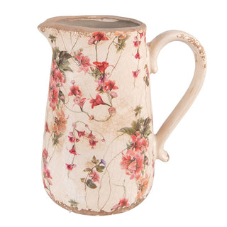 Brocca in Ceramica Floreale