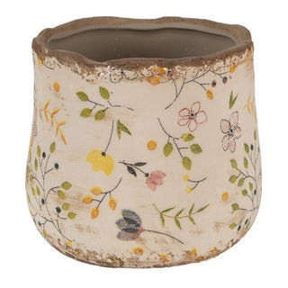 6ce1610xs-planter-o-11x10-cm-beige-yellow-ceramic-flowers-indoor-planter
