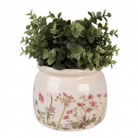 6ce1630m-fioriera-o-16x13-cm-beige-rosa-ceramica-fiori-fioriera-per-interni